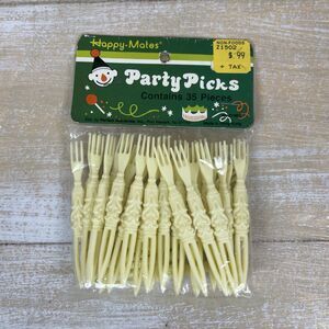 Party Pick Tooth Picks Happy-Mates Vintage New